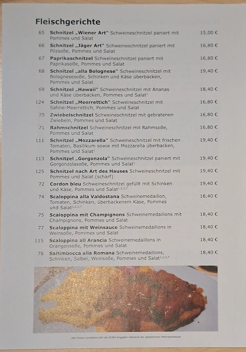 Speisekarte photo 3