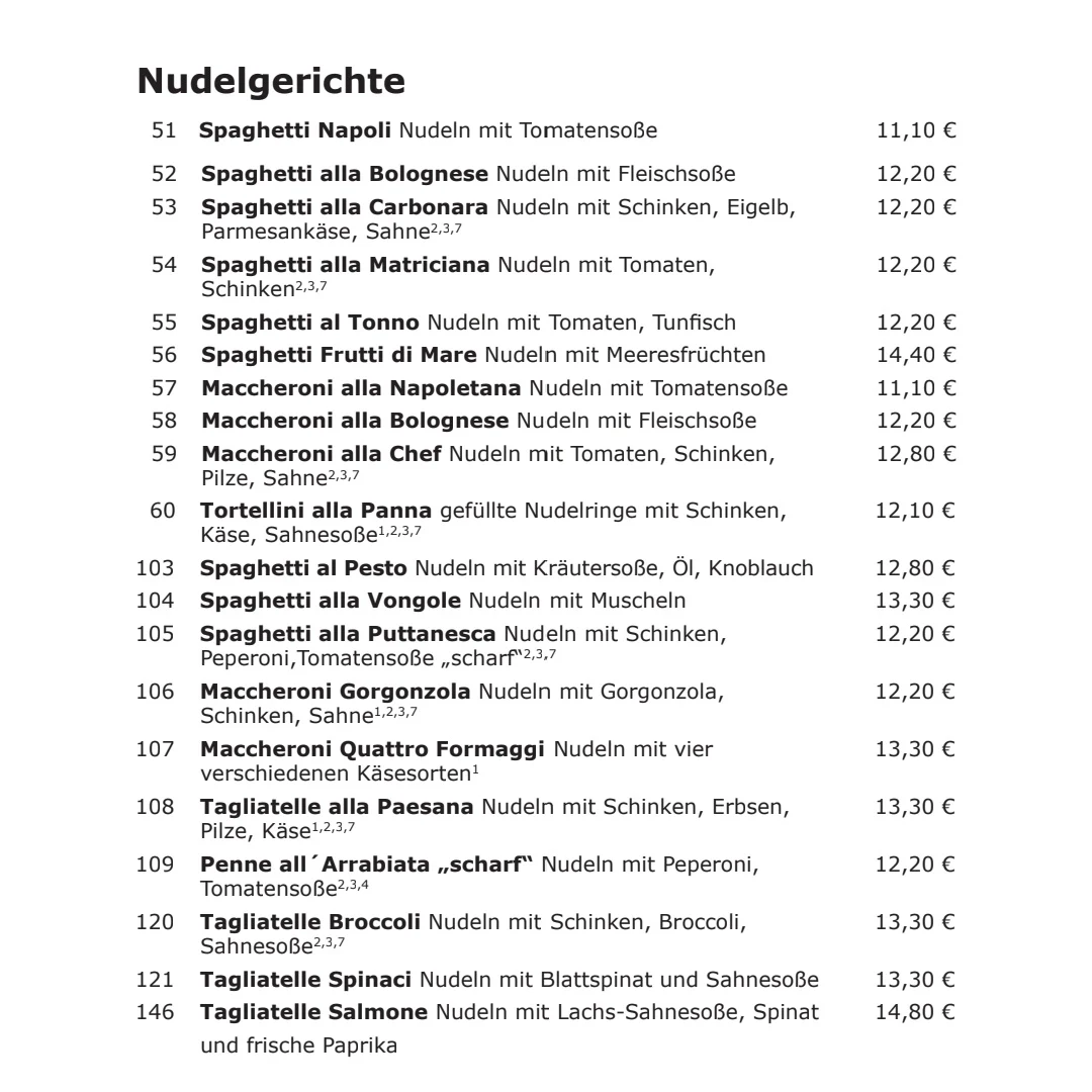 Speisekarte photo 8