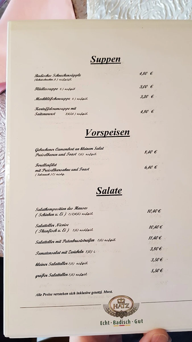 Speisekarte photo 4