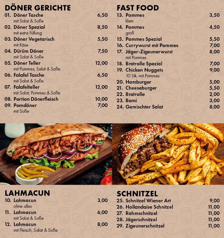 Speisekarte photo 1