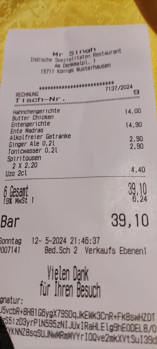 Speisekarte photo 5