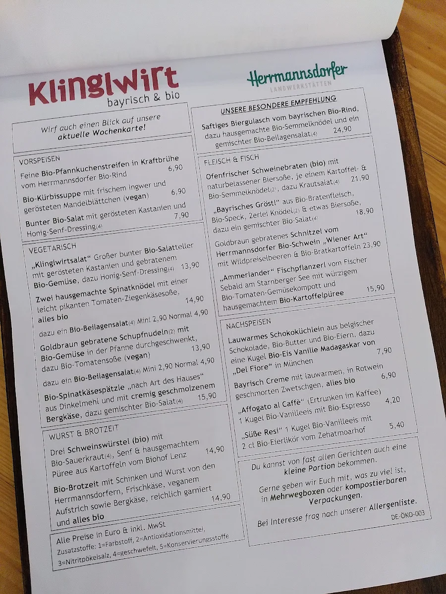 Speisekarte photo 6