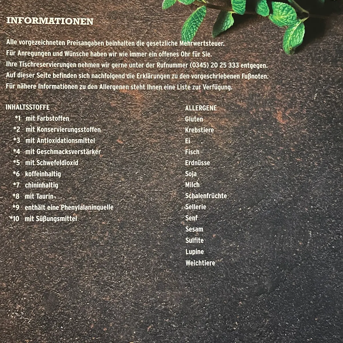 Speisekarte photo 9