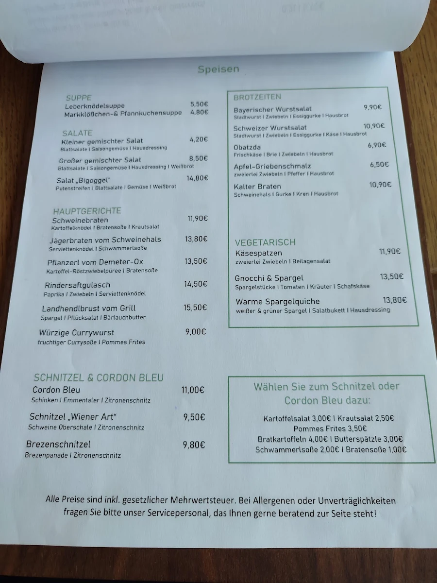 Speisekarte photo 9