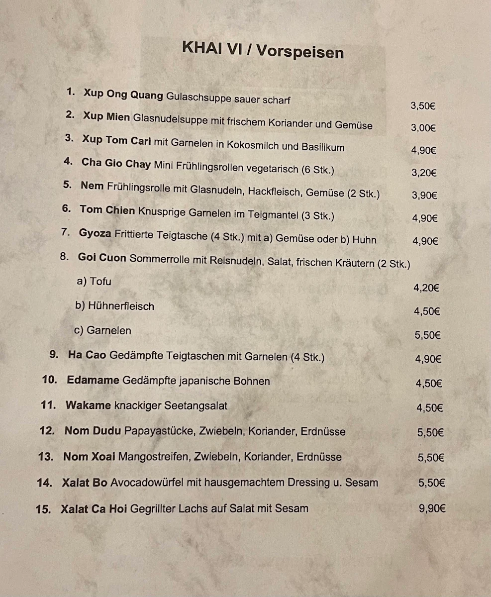 Speisekarte photo 10
