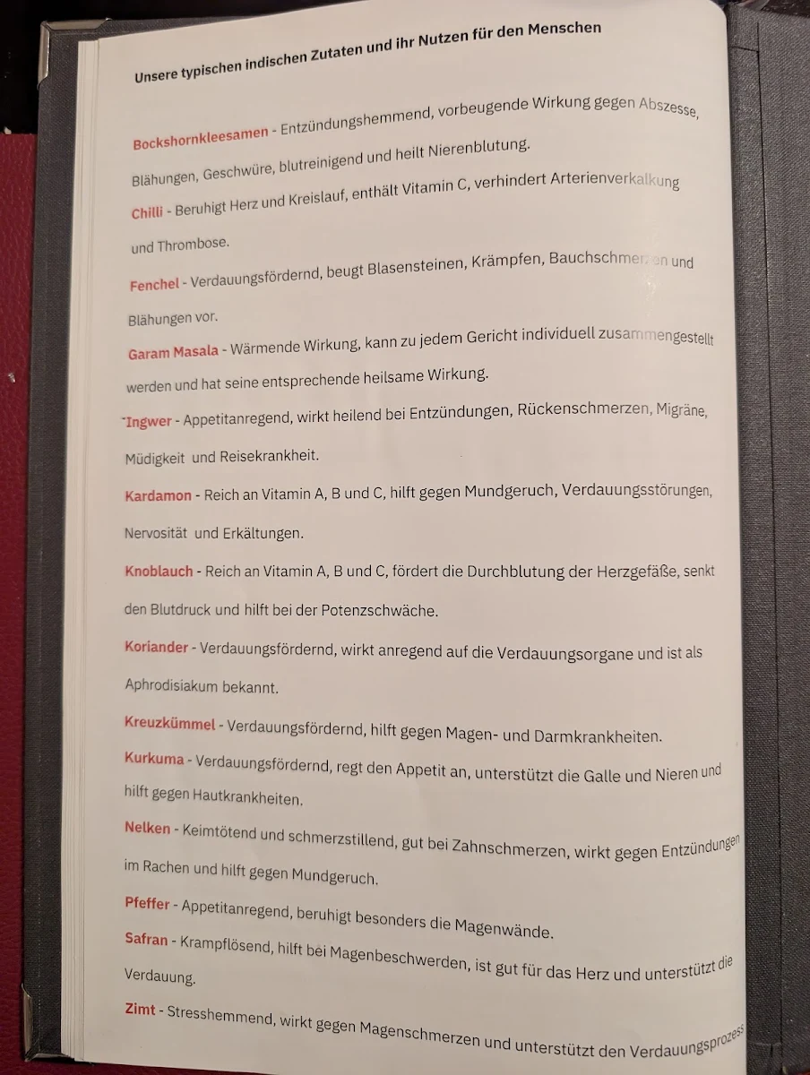 Speisekarte photo 1