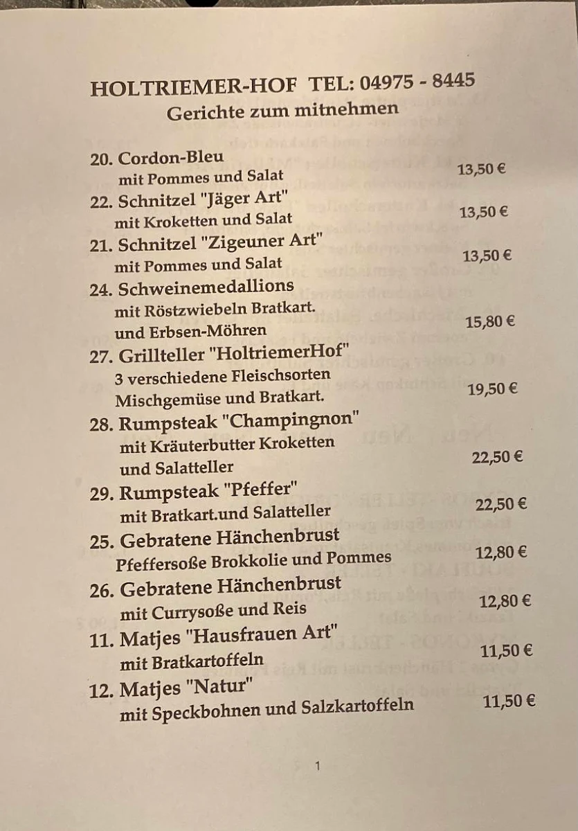 Speisekarte photo 3