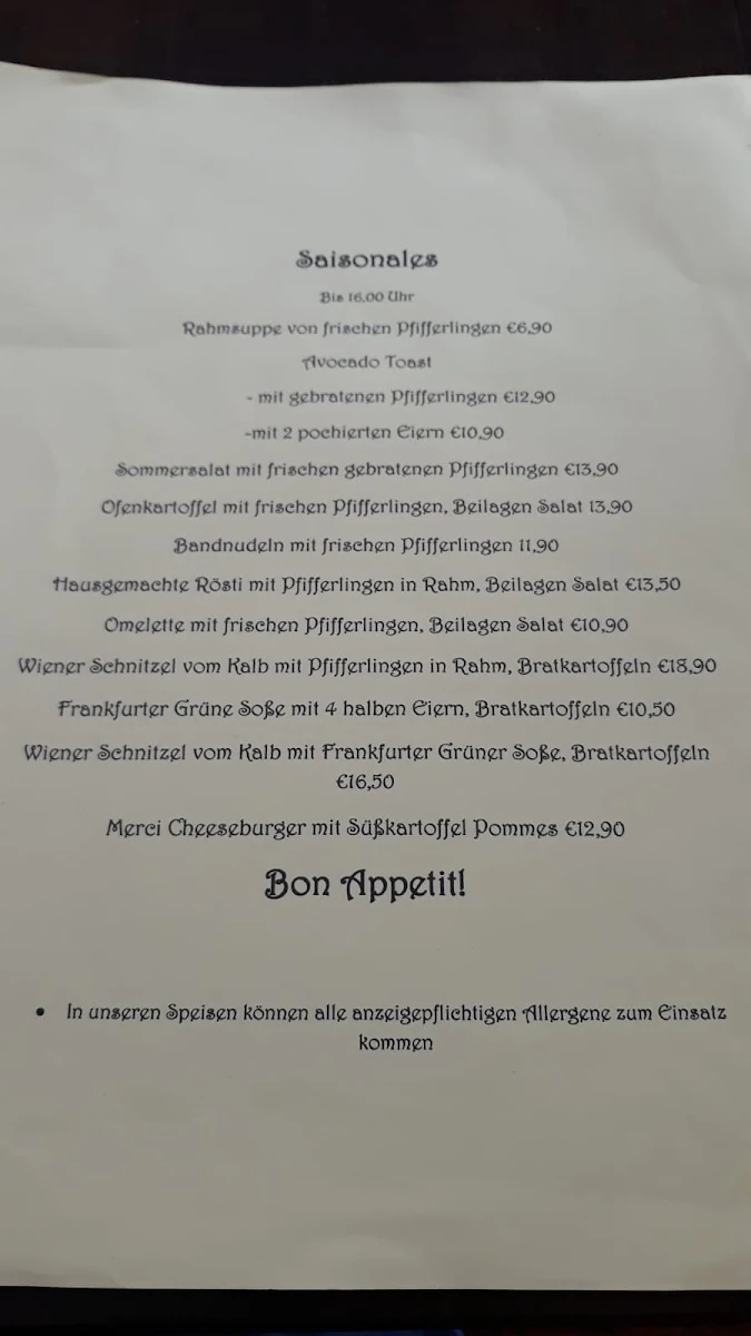 Speisekarte photo 10