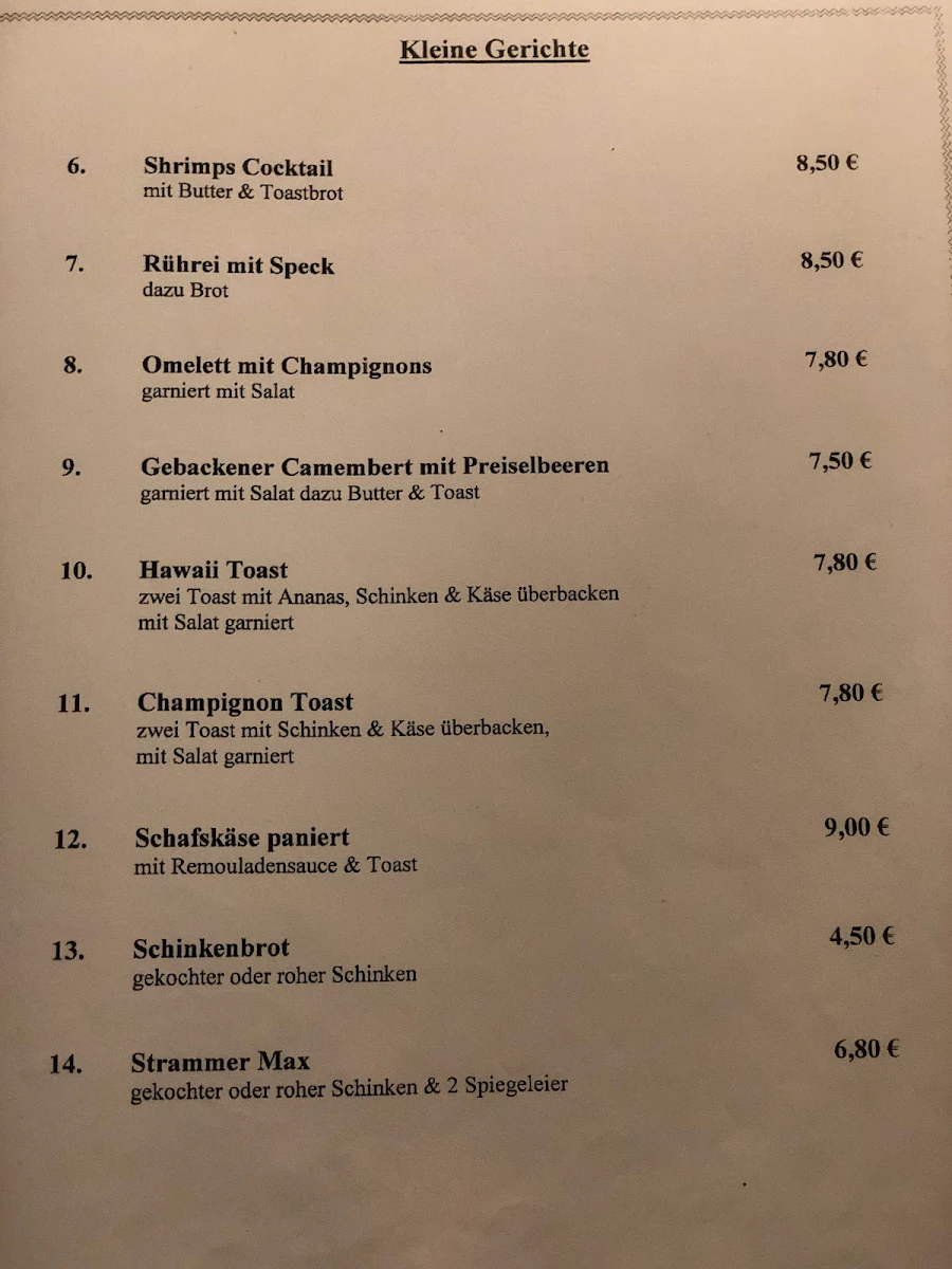 Speisekarte photo 1