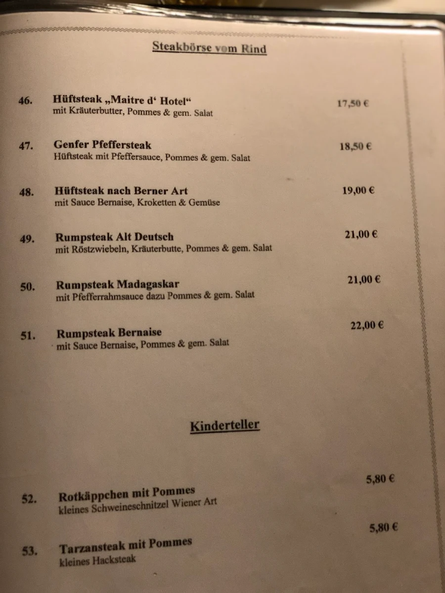Speisekarte photo 2