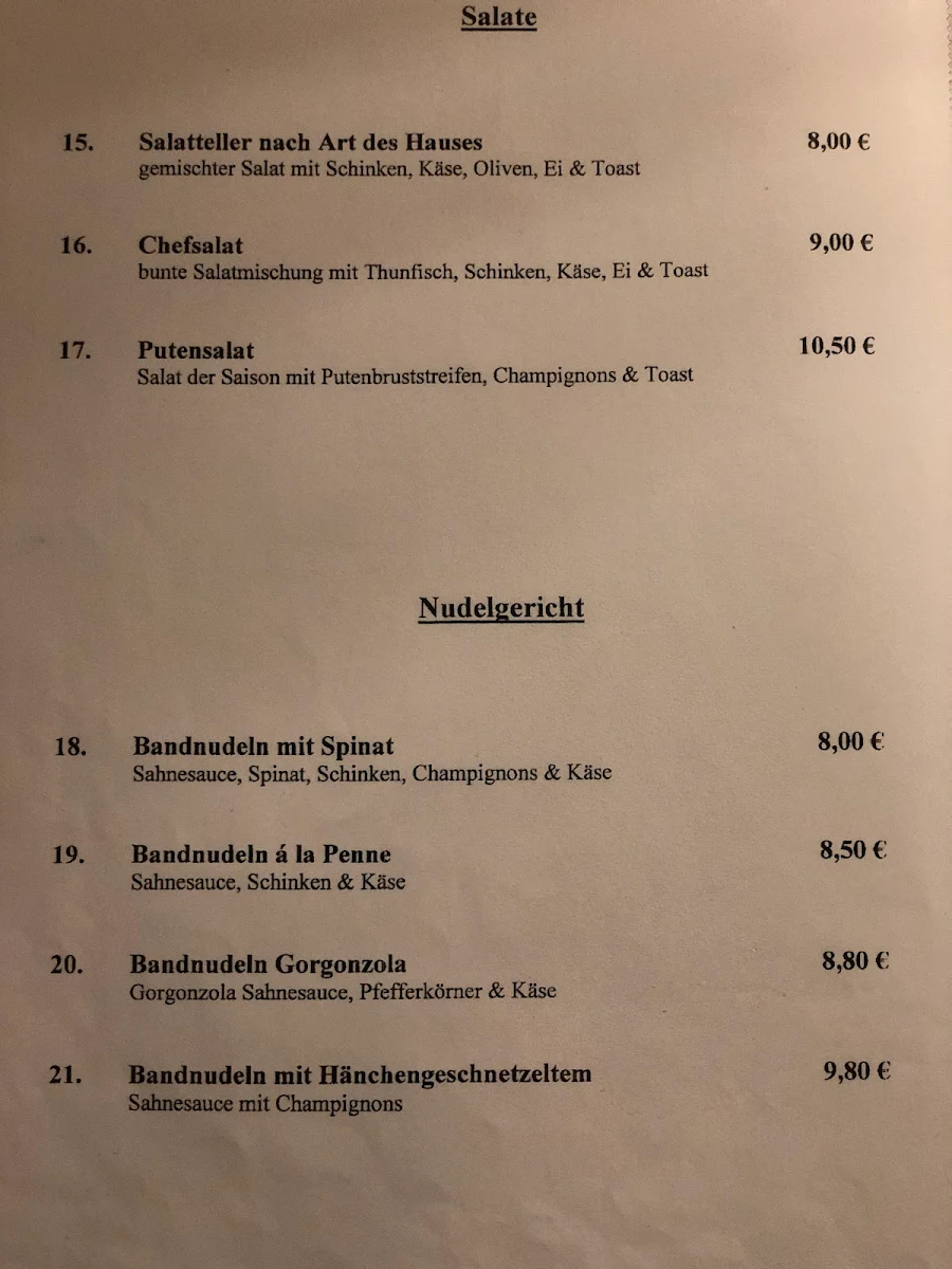 Speisekarte photo 3