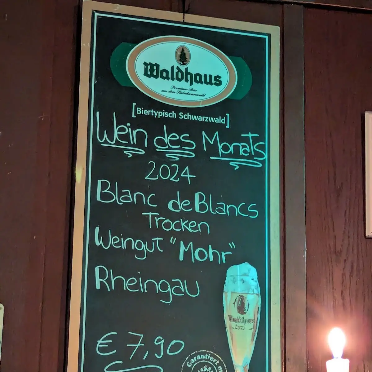 Speisekarte, Old Vineyard Weinbistro