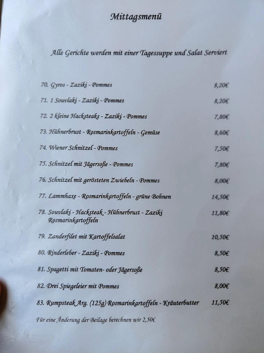 Speisekarte photo 4