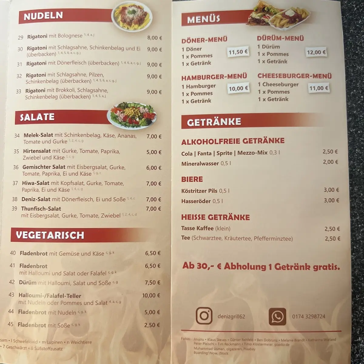 Speisekarte photo 3