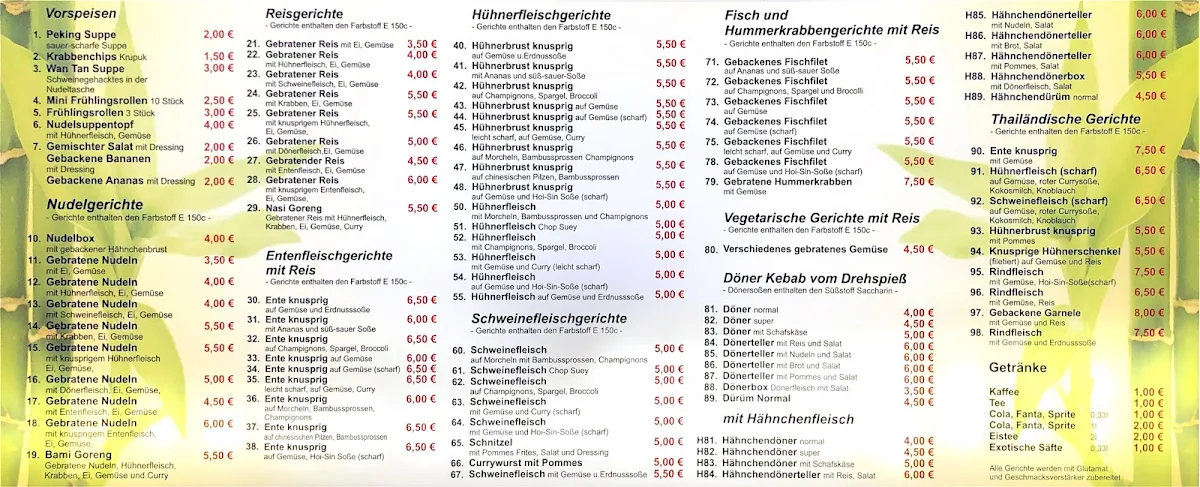 Speisekarte photo 1