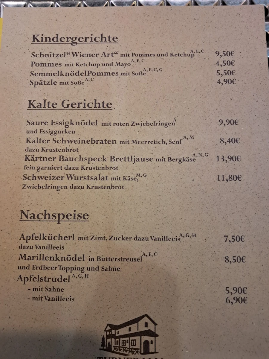 Speisekarte photo 2
