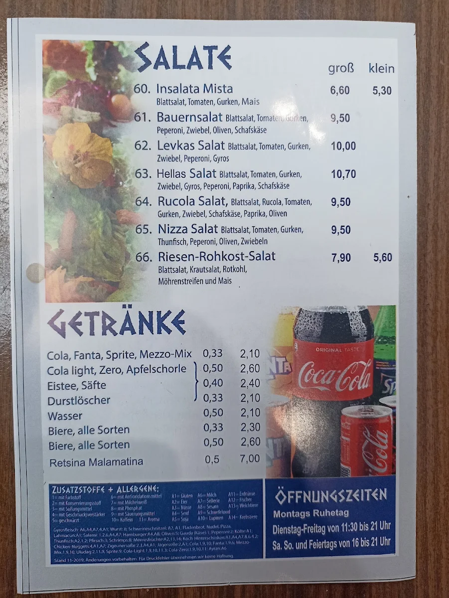 Speisekarte photo 5