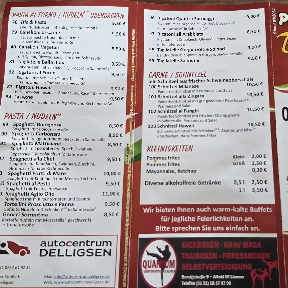 Speisekarte photo 1