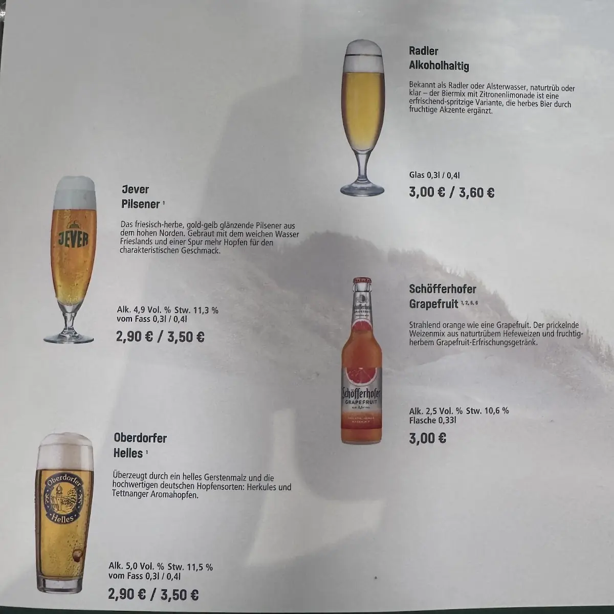 Speisekarte photo 1