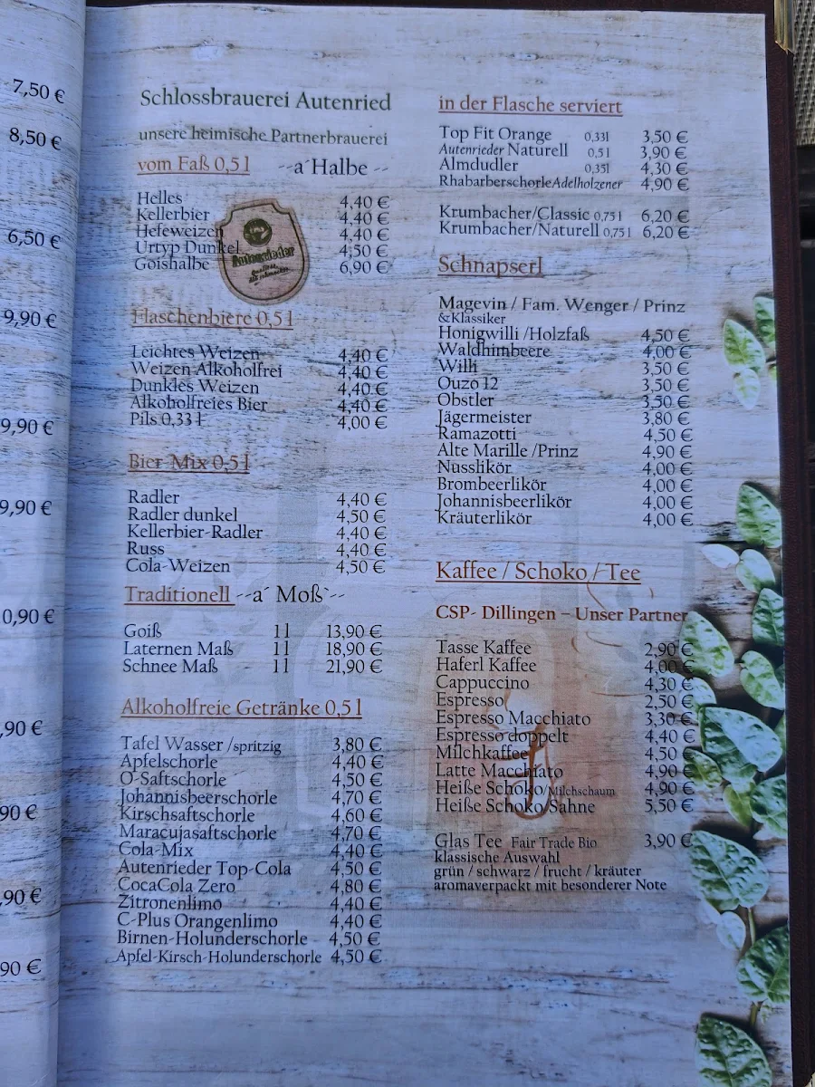 Speisekarte photo 1