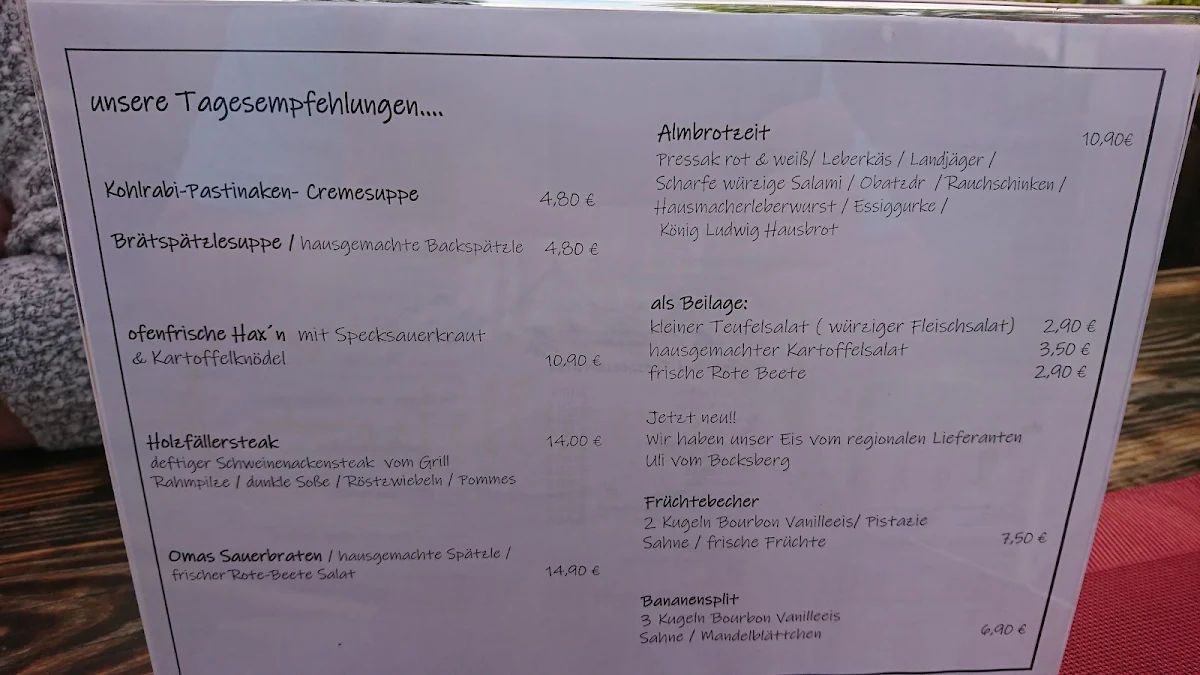 Speisekarte photo 6