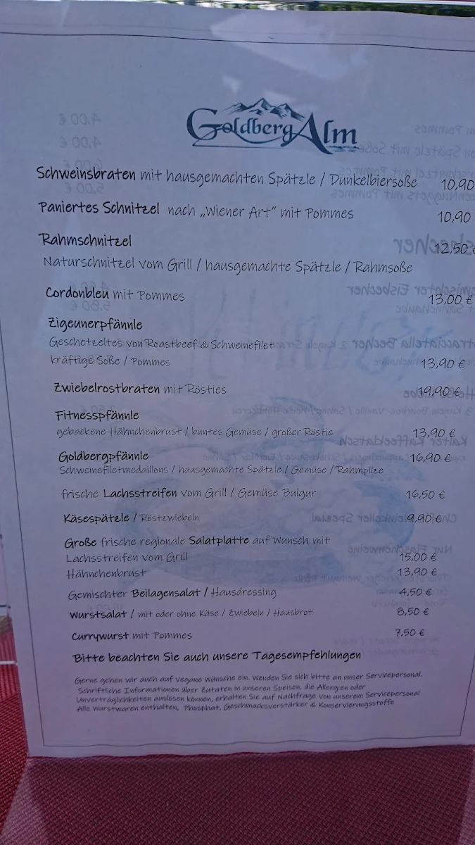 Speisekarte photo 8