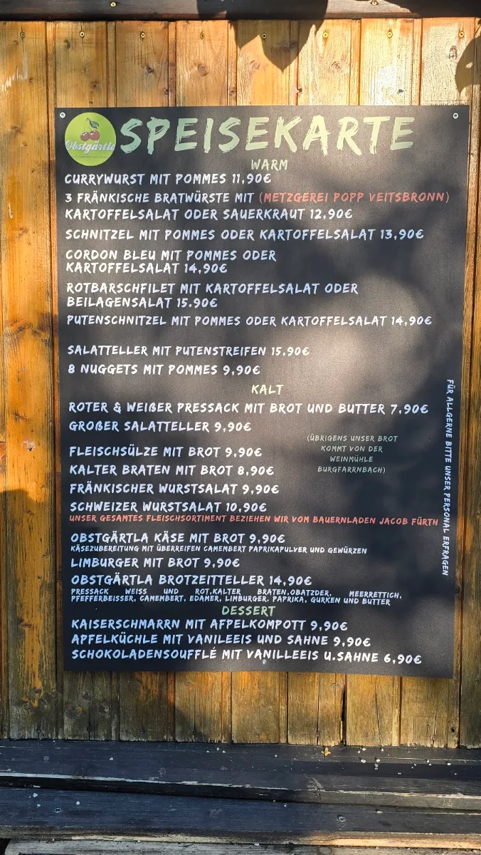 Speisekarte photo 2
