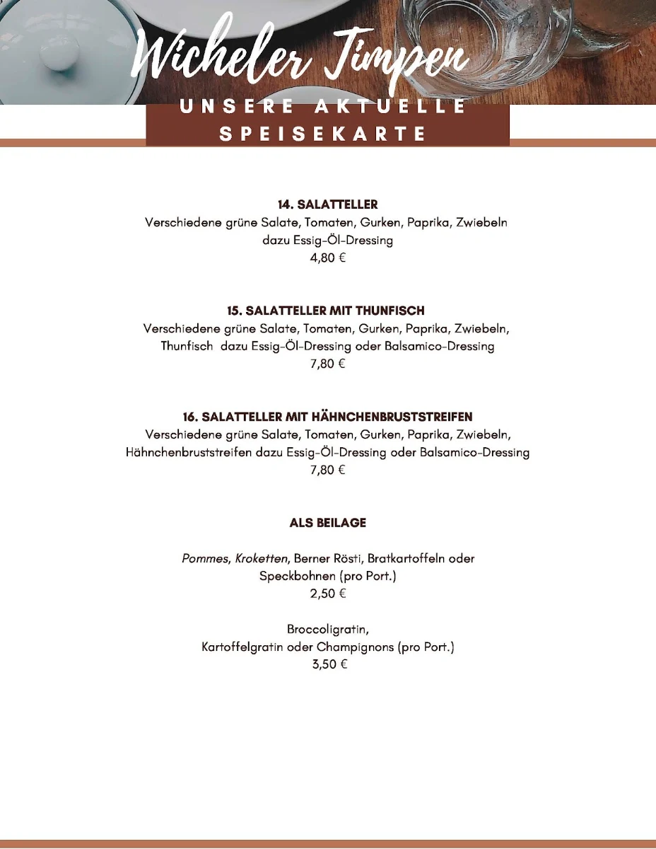 Speisekarte photo 1