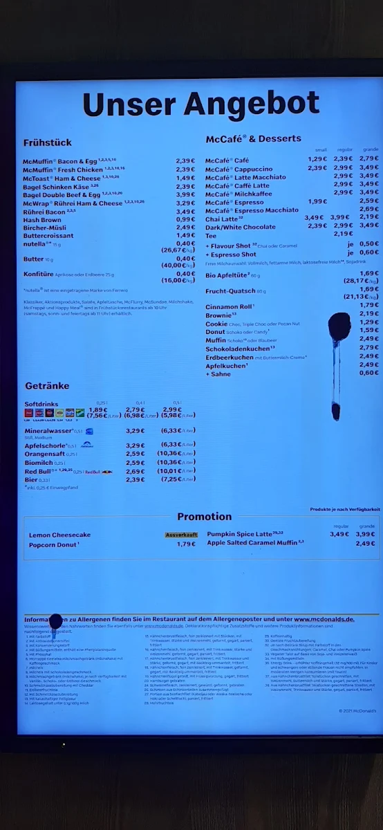 Speisekarte photo 2