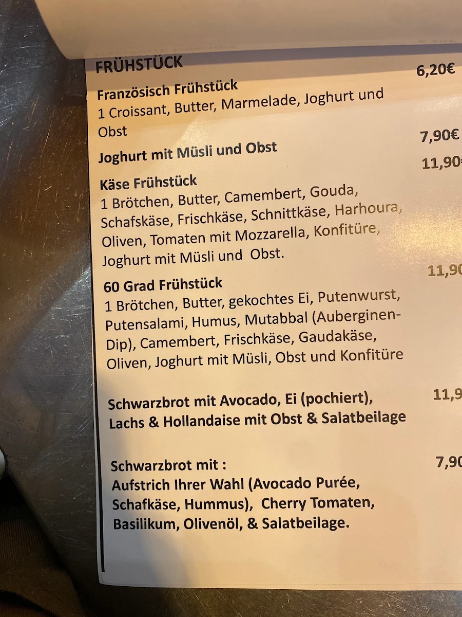 Speisekarte photo 1