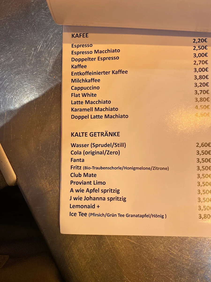Speisekarte photo 2