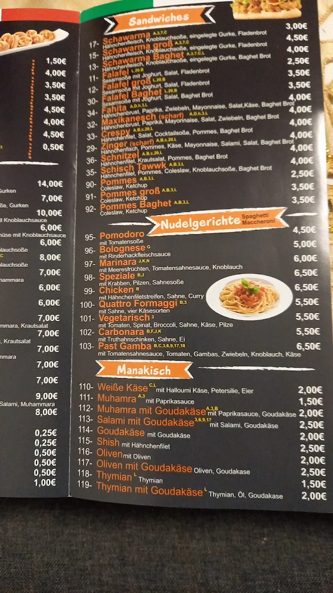 Speisekarte photo 3