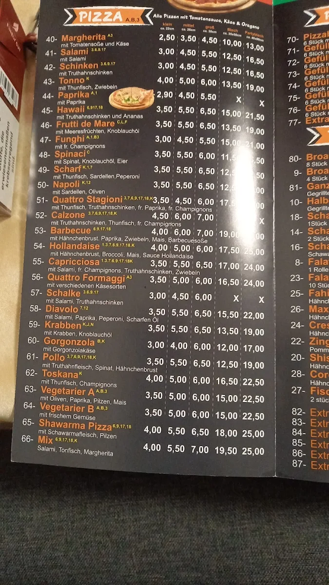 Speisekarte photo 5
