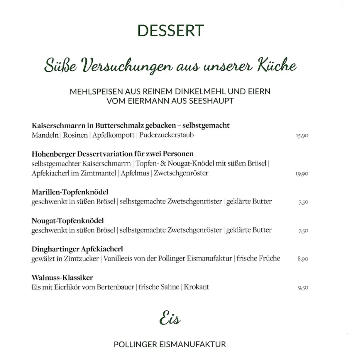 Speisekarte photo 5