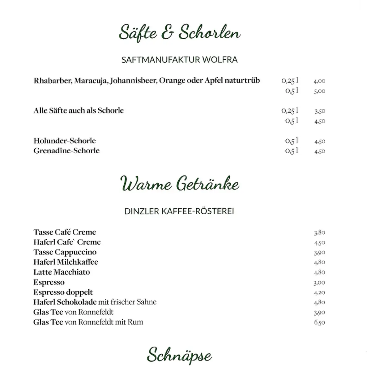 Speisekarte photo 7