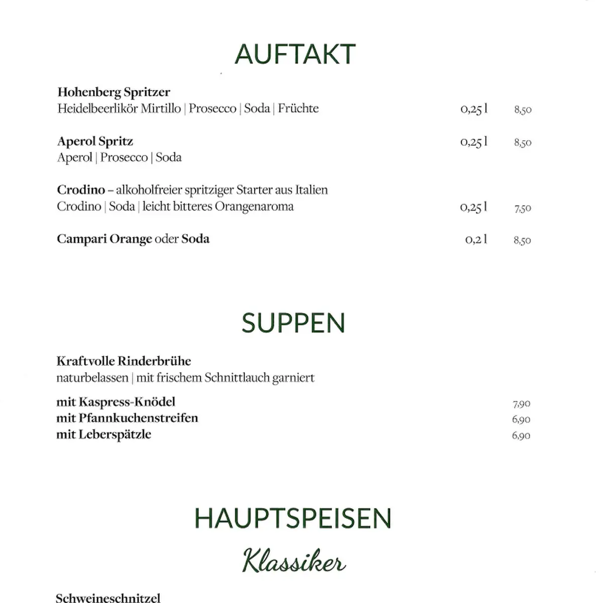 Speisekarte photo 9