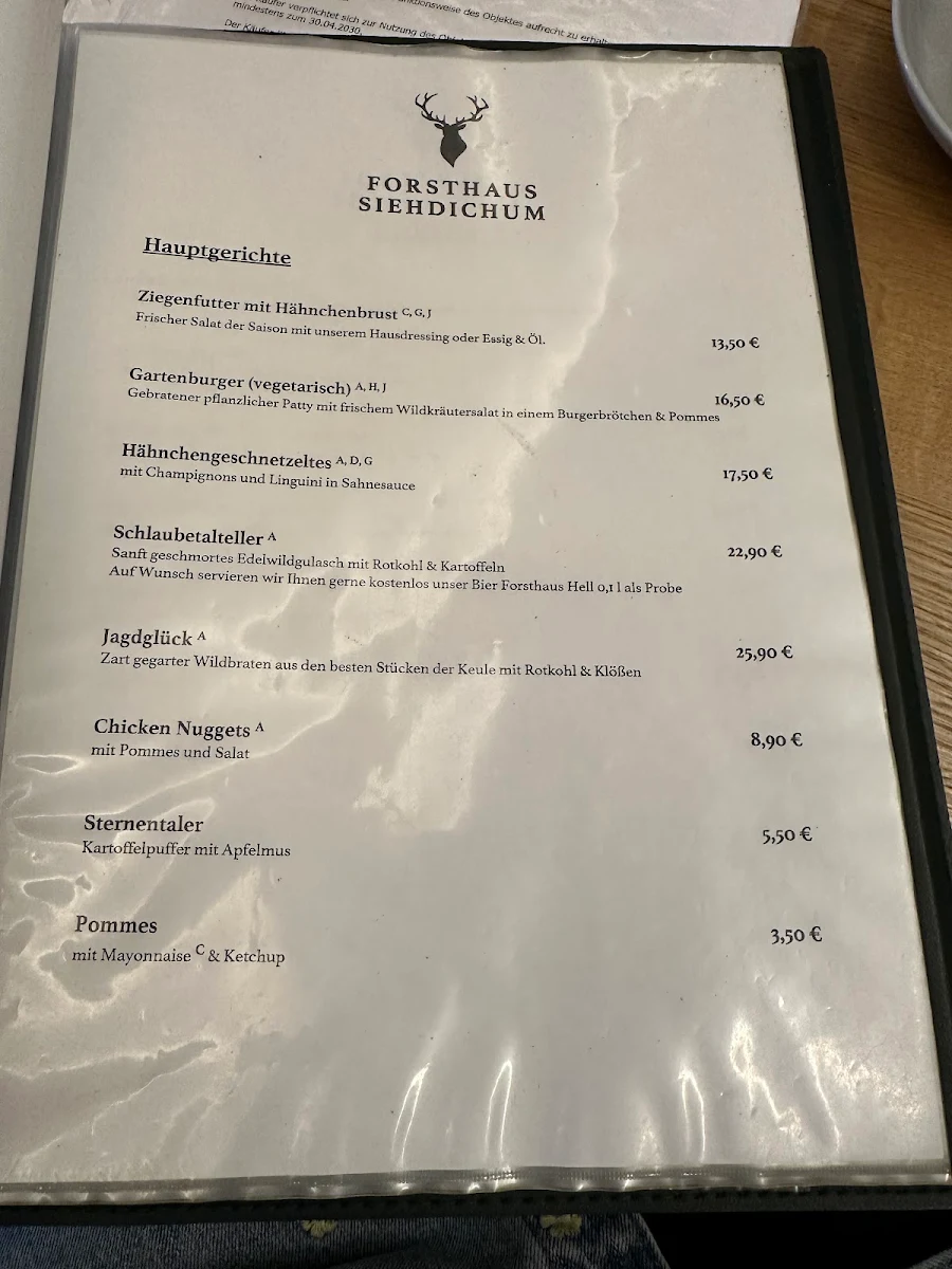 Speisekarte photo 2