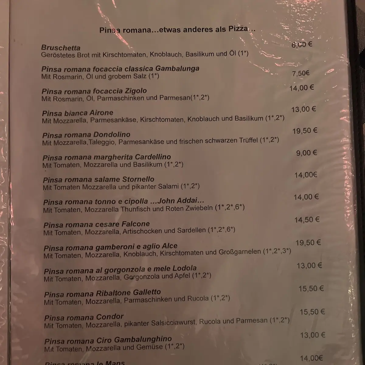 Speisekarte photo 3