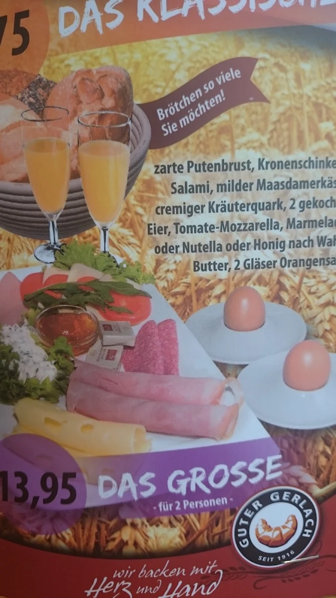 Speisekarte, Guter Gerlach
