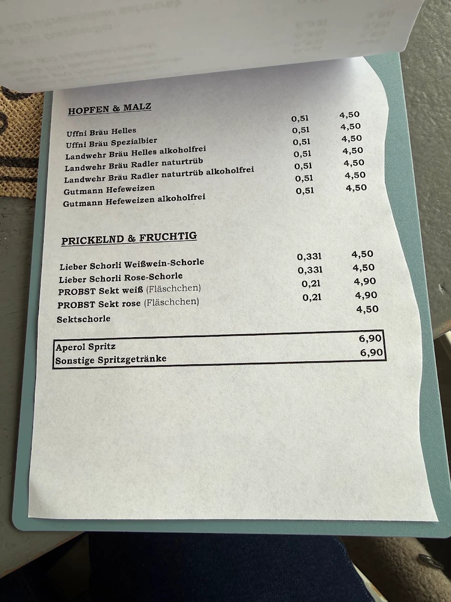 Speisekarte photo 5