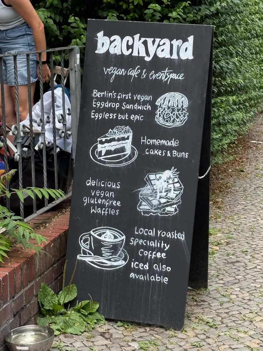Speisekarte, VeganBackyard
