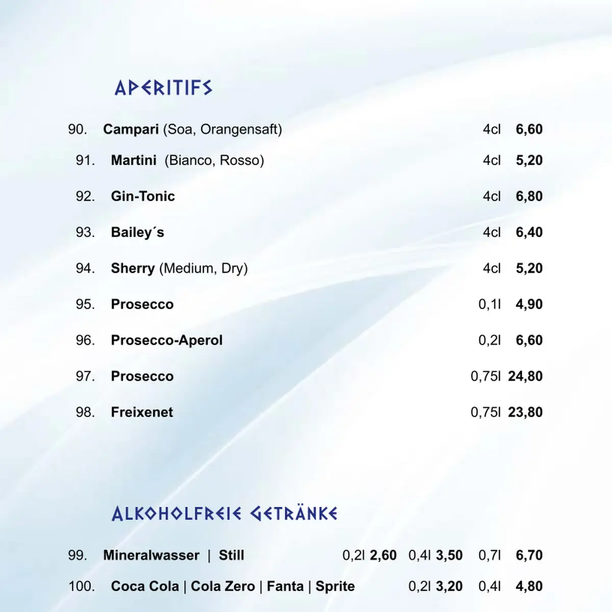 Speisekarte photo 5