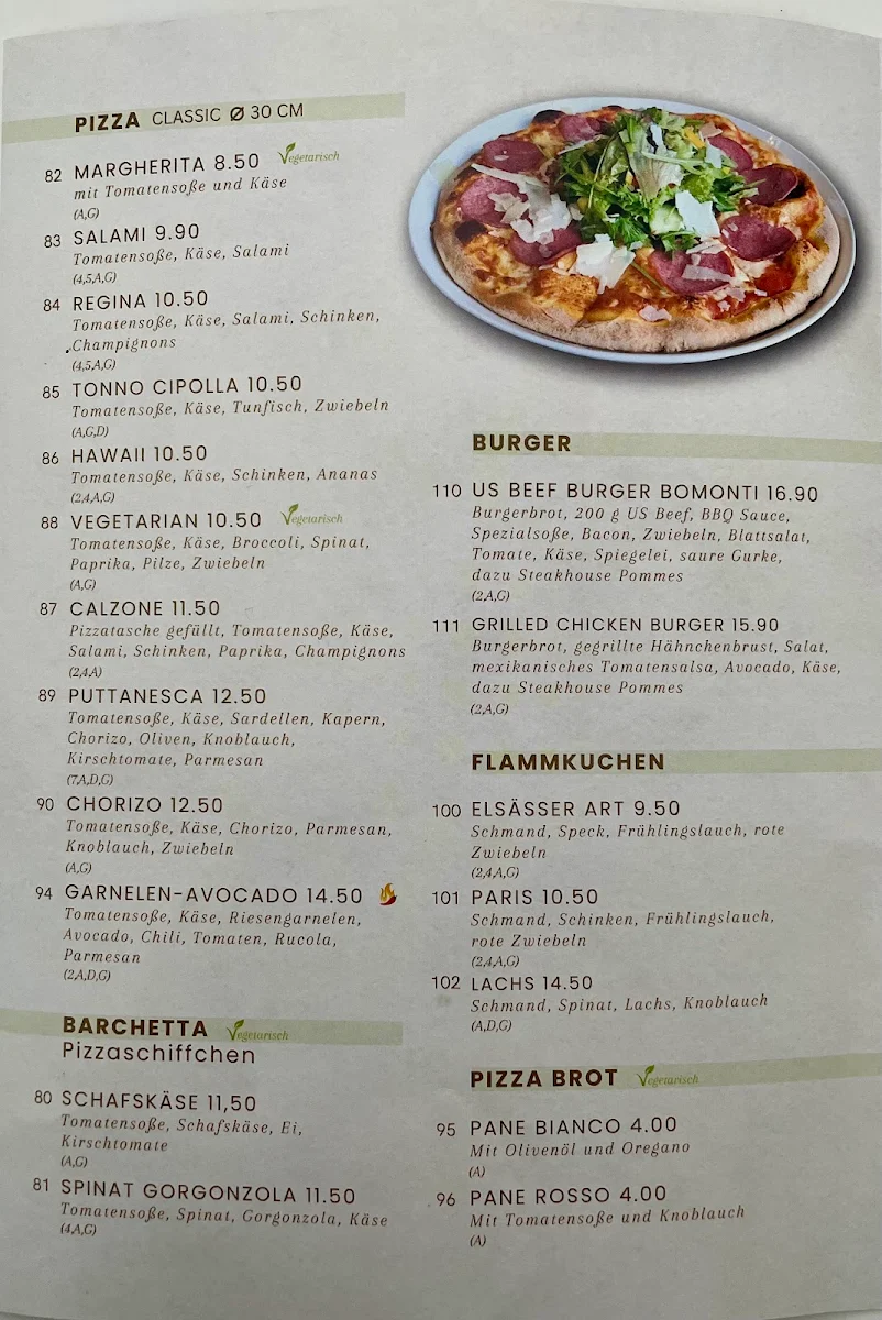 Speisekarte photo 2