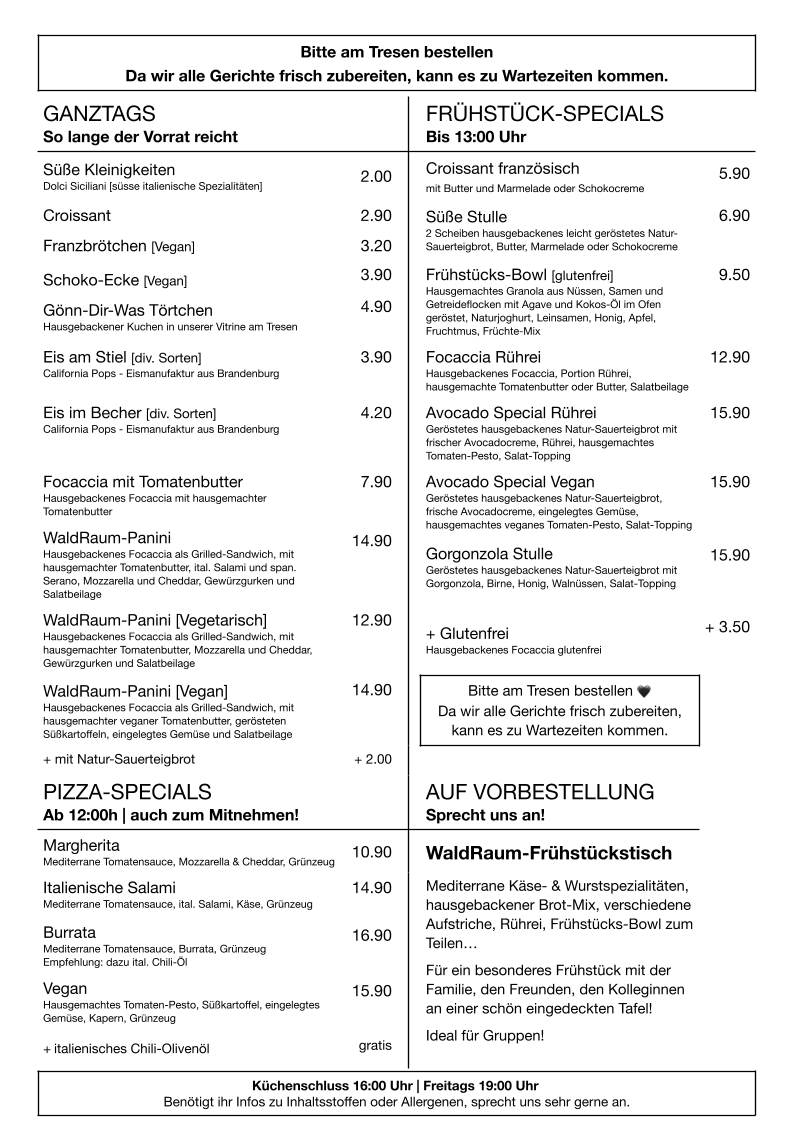 Speisekarte photo 1