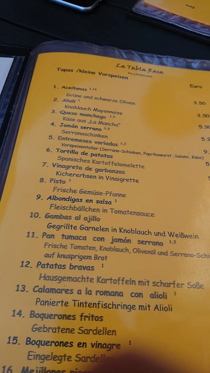 Speisekarte photo 5