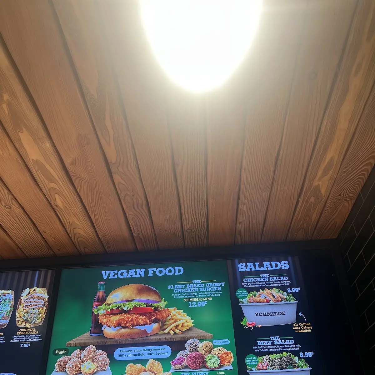 Speisekarte, Schmiede Burger & Fritten