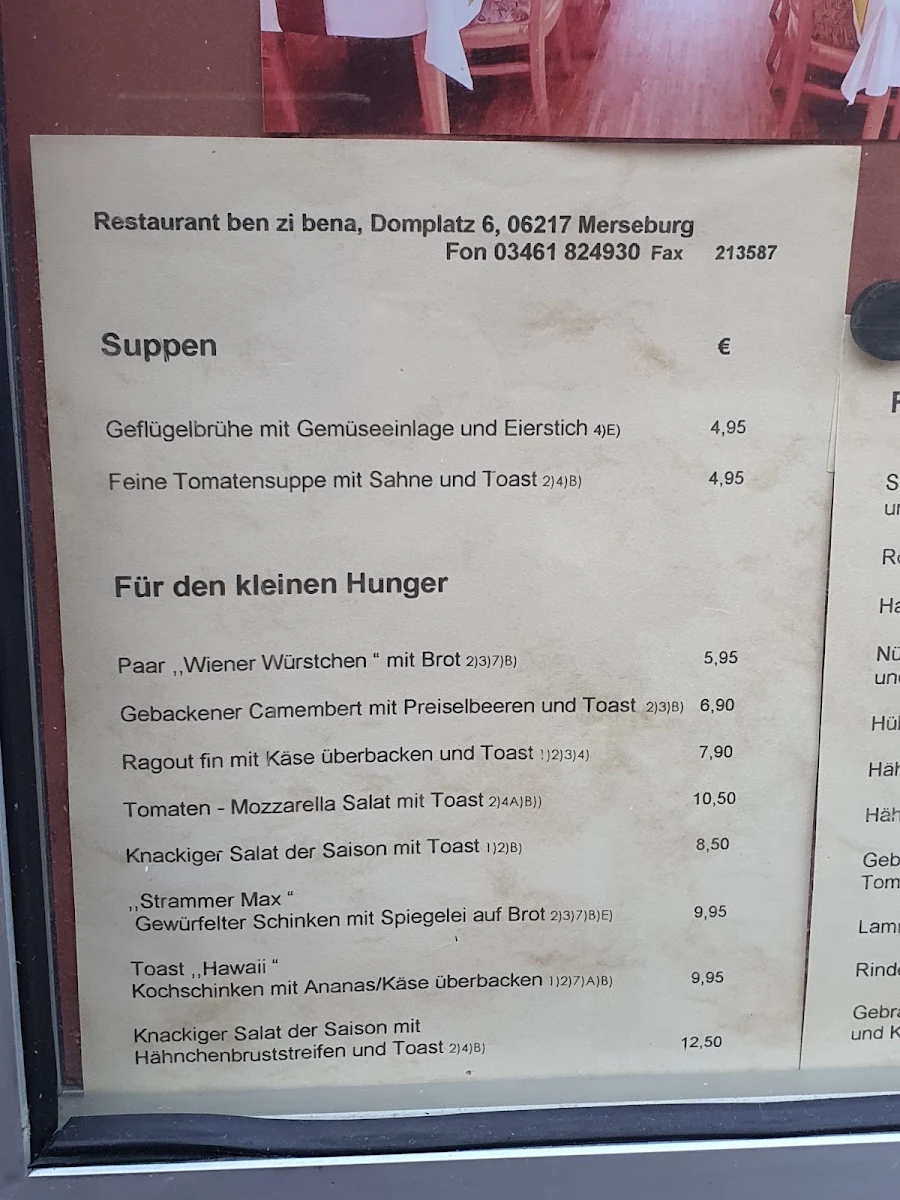Speisekarte photo 3