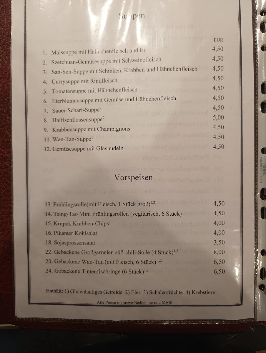 Speisekarte photo 2