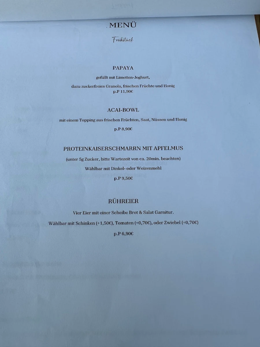 Speisekarte photo 1