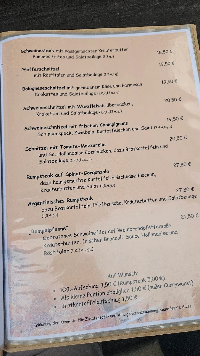 Speisekarte photo 2